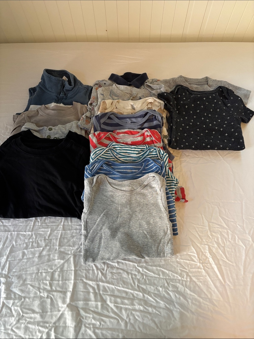 Baby Boy Tops & Bodysuits (18 Months)